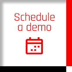 Schedule a demo button with a calendar icon